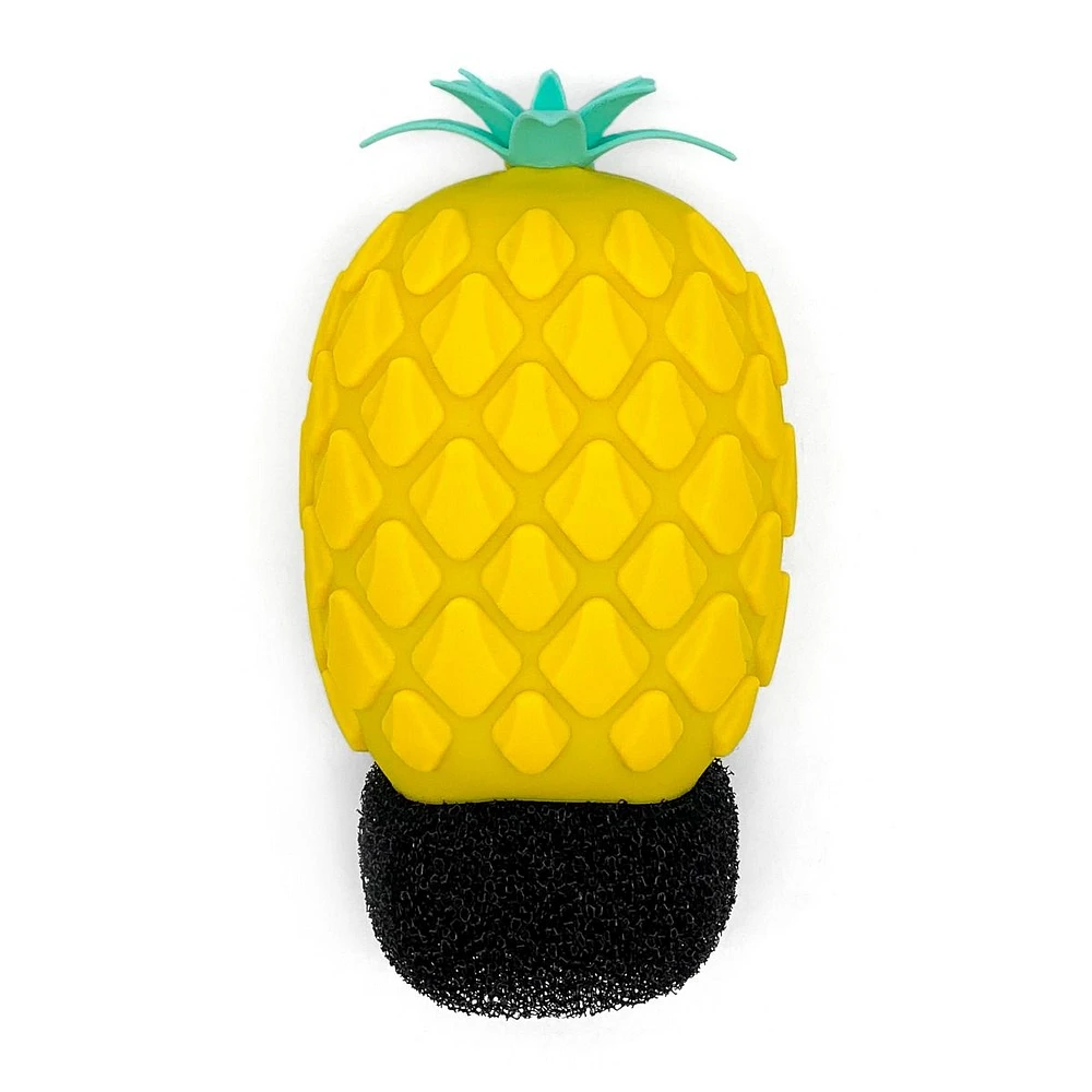 Brosse et éponge en forme d'ananas par Gourmet OMG!