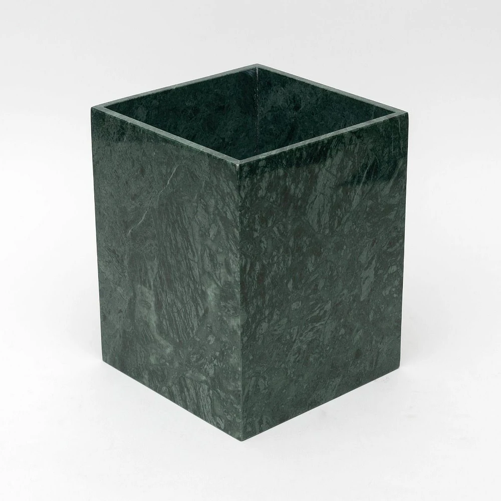 Green Wastebasket