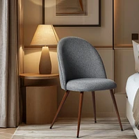 Set of 2 Grey Dining Chairs by Maison Classique
