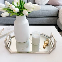 Plateau miroir oblong