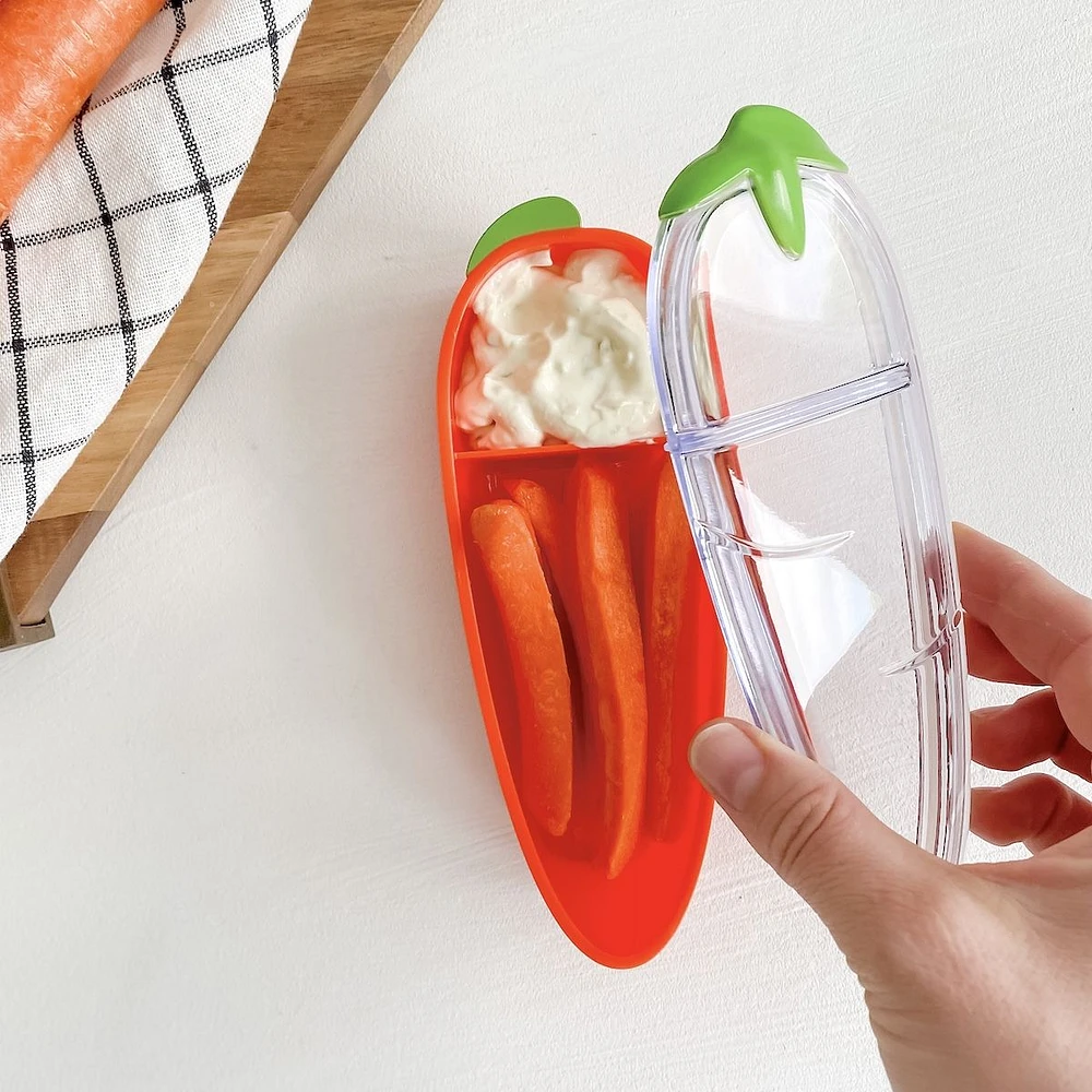 Joie Carrot Snack & Dip Container