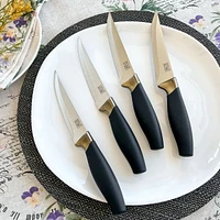 Brooklyn Brass 4-Piece Steak Knife Set by David Shaw