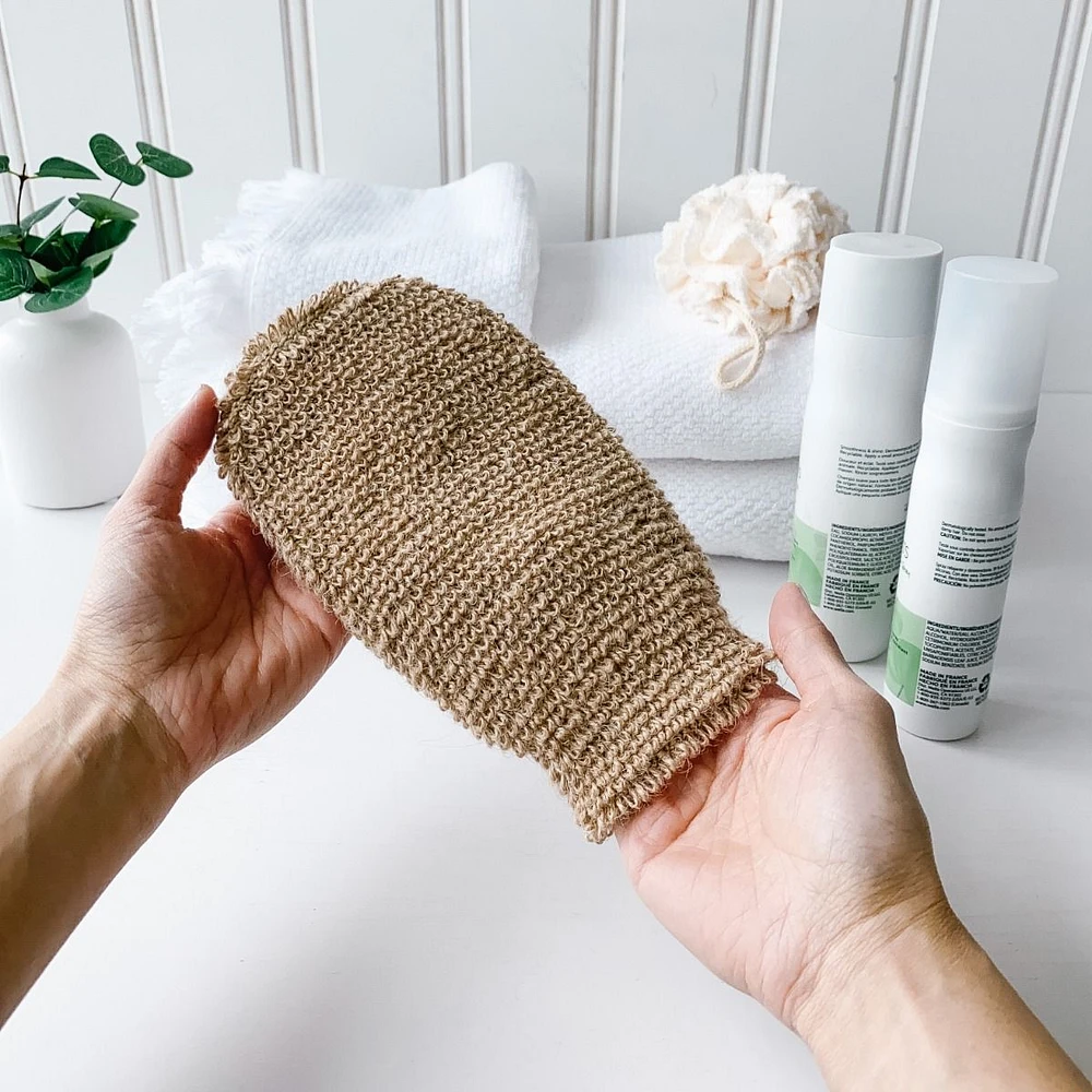 Jute Bath Mitt