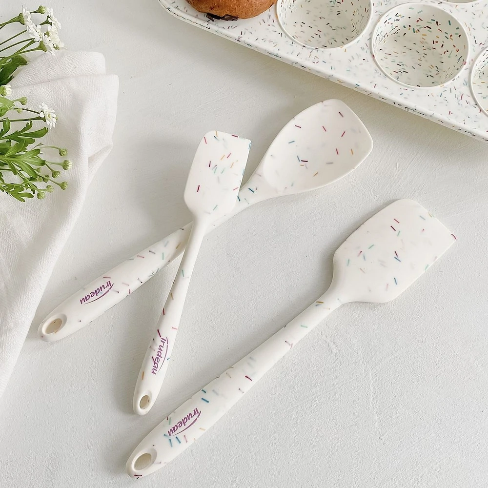 Ensemble de 3 spatules « Confetti » Trudeau en silicone