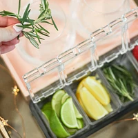 Compartment Tray for Bar Garnishes by Final Touch
