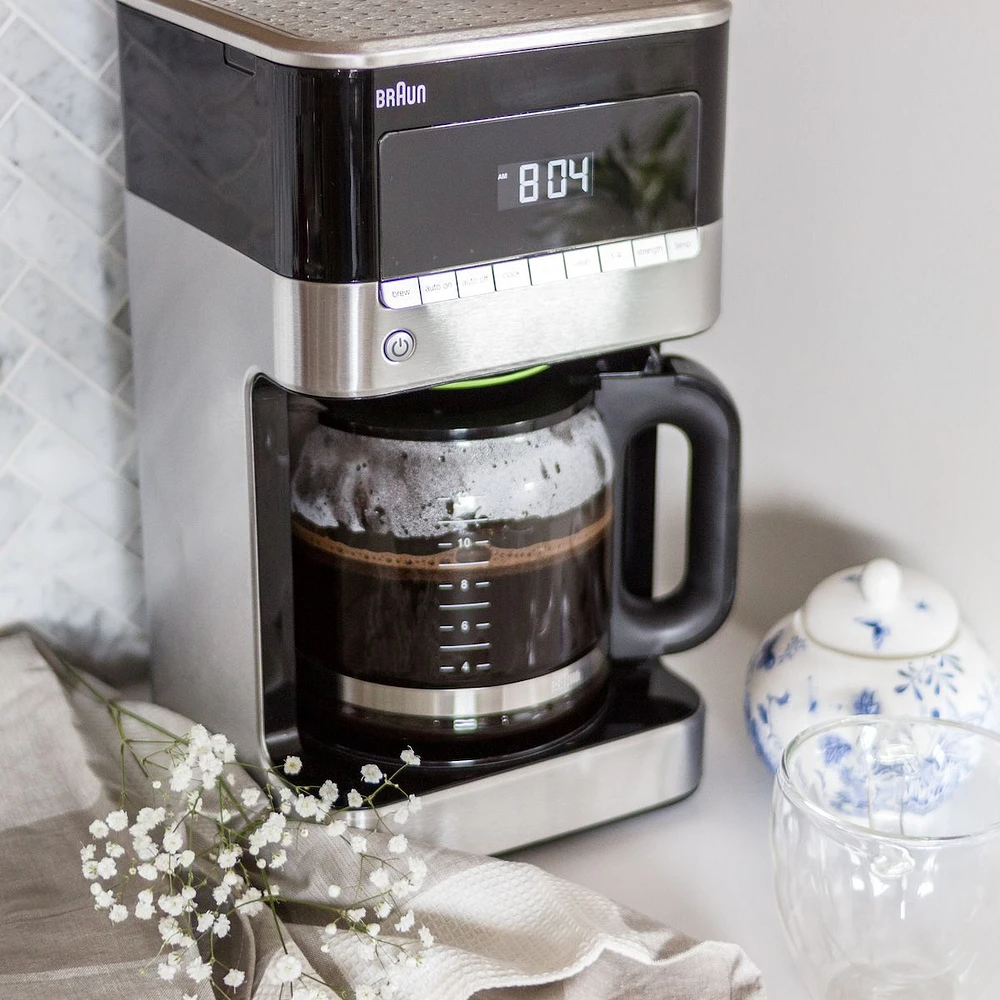 Braun BrewSense Coffee Machine in Stainless Steel/Black