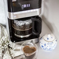 Braun BrewSense Coffee Machine in Stainless Steel/Black