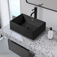 Jaxson lavabo en céramique posé