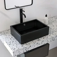 Jaxson lavabo en céramique posé