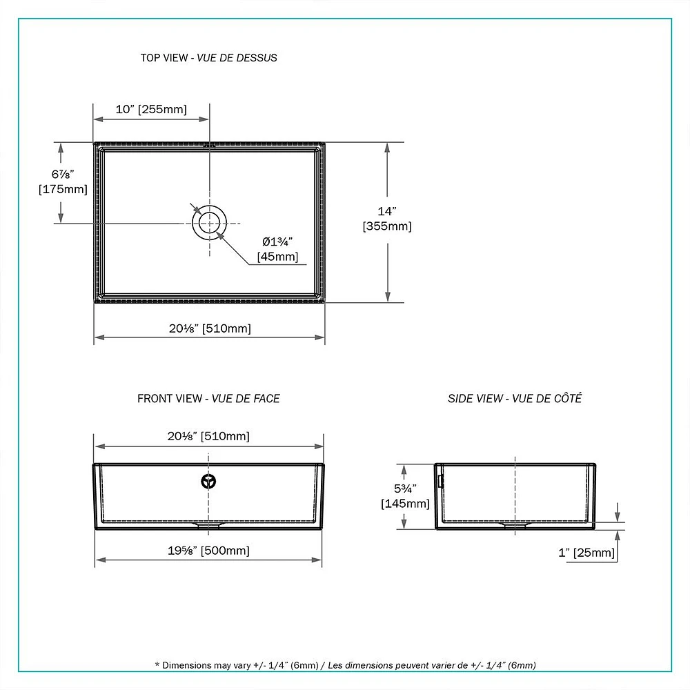 Jaxson Above-Counter Ceramic Basin