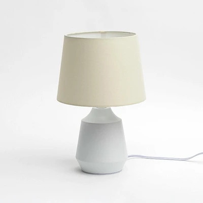 Lampe de table « Manon » avec base en blanc