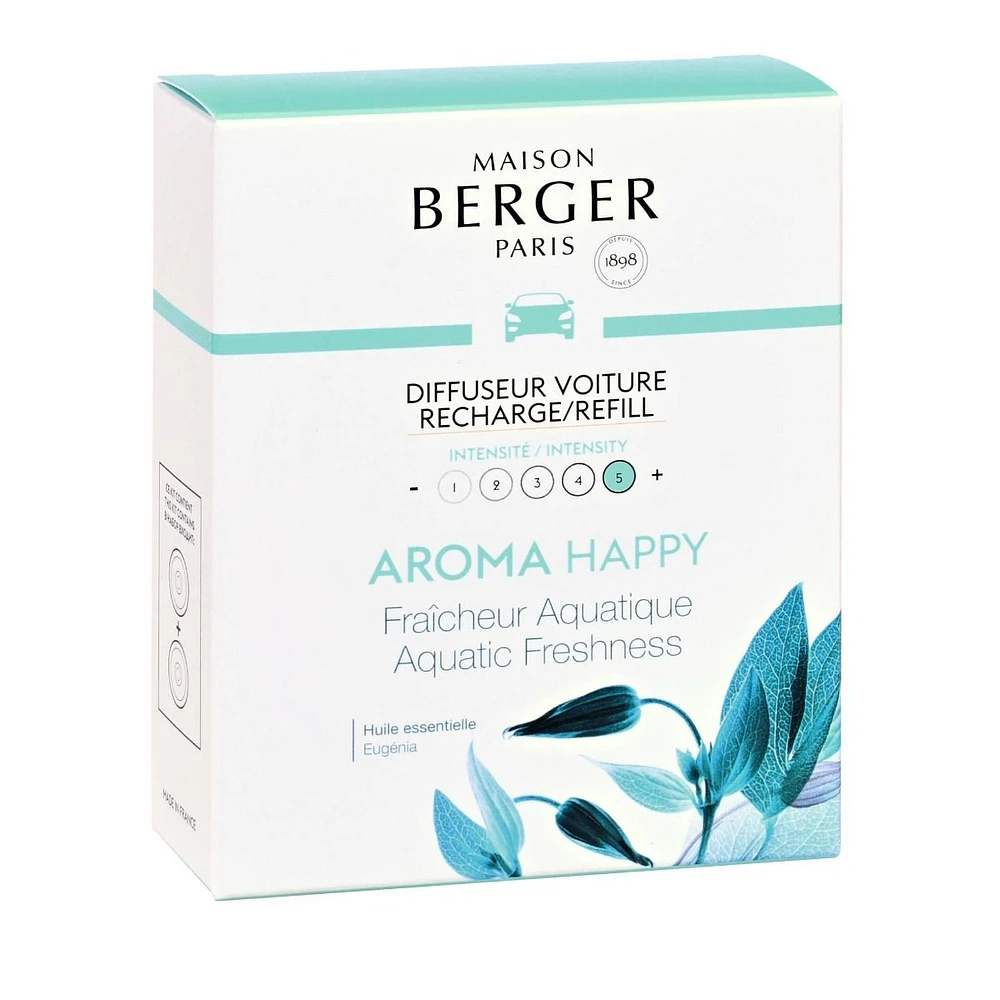 Maison Berger Paris Aroma Energy Recharge pour diffuseur de voiture
