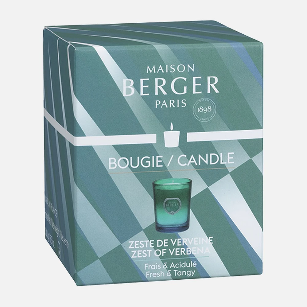 Bougie parfumée « Zeste de verveine » par Maison Berger Paris