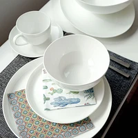 Strand 42-Piece Dinnerware Set by LC Loft