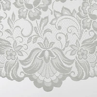 Rideau « Limoges » passe-tringle en dentelle et jacquard