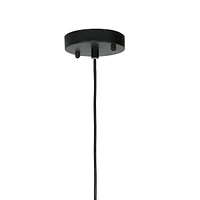 Lampe suspendue en rotin marron par Luce Lumen