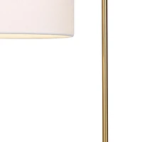 Romane Metal and Marble Table Lamp by Luce Lumen