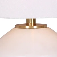 Lampe de table en marbre 21 po par Luce Lumen