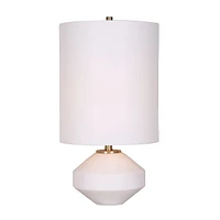 Lampe de table en marbre 21 po par Luce Lumen