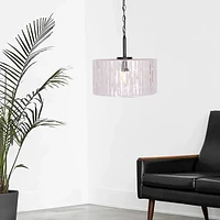 Convertible Matte Black Ceiling Lamp by Luce Lumen