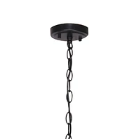 Convertible Matte Black Ceiling Lamp by Luce Lumen