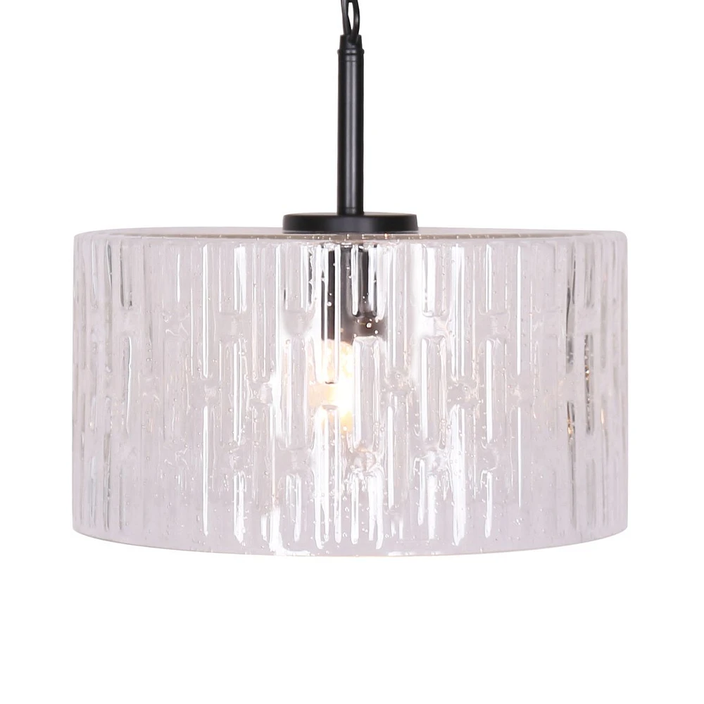 Convertible Matte Black Ceiling Lamp by Luce Lumen