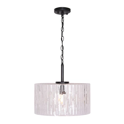 Plafonnier convertible noir mat par Luce Lumen