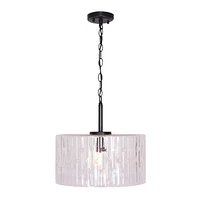 Plafonnier convertible noir mat par Luce Lumen