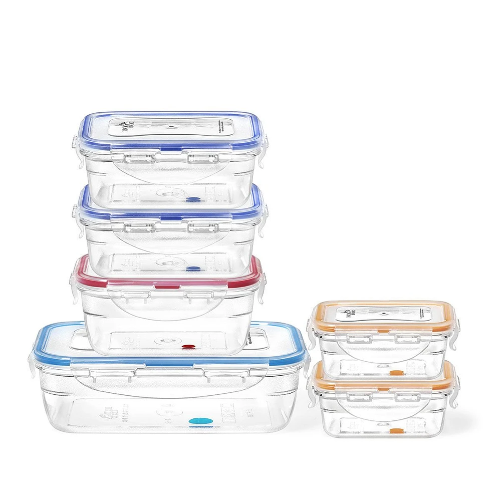 Starfrit LockNLock 12-Piece Tritan Containers