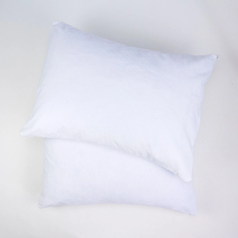 Luxury Plush Set of 2 Pillow Protectors by HealthGuard