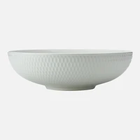 White Basics Diamonds Round Serving Bowl by Maxwell & Williams – cm