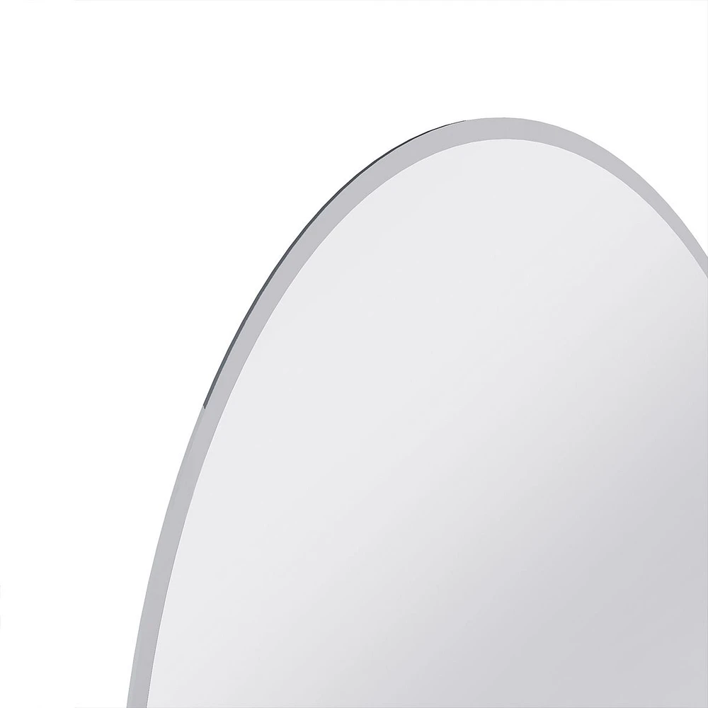 Marion Framless Oval Mirror