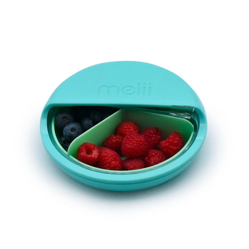 Spin Snack Container by Melii Baby - Blue/Mint