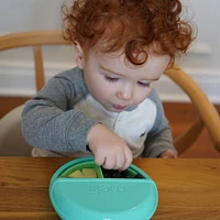 Spin Snack Container by Melii Baby - Blue/Mint