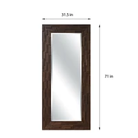 Meline Rectangular Wood-effect Frame Mirror