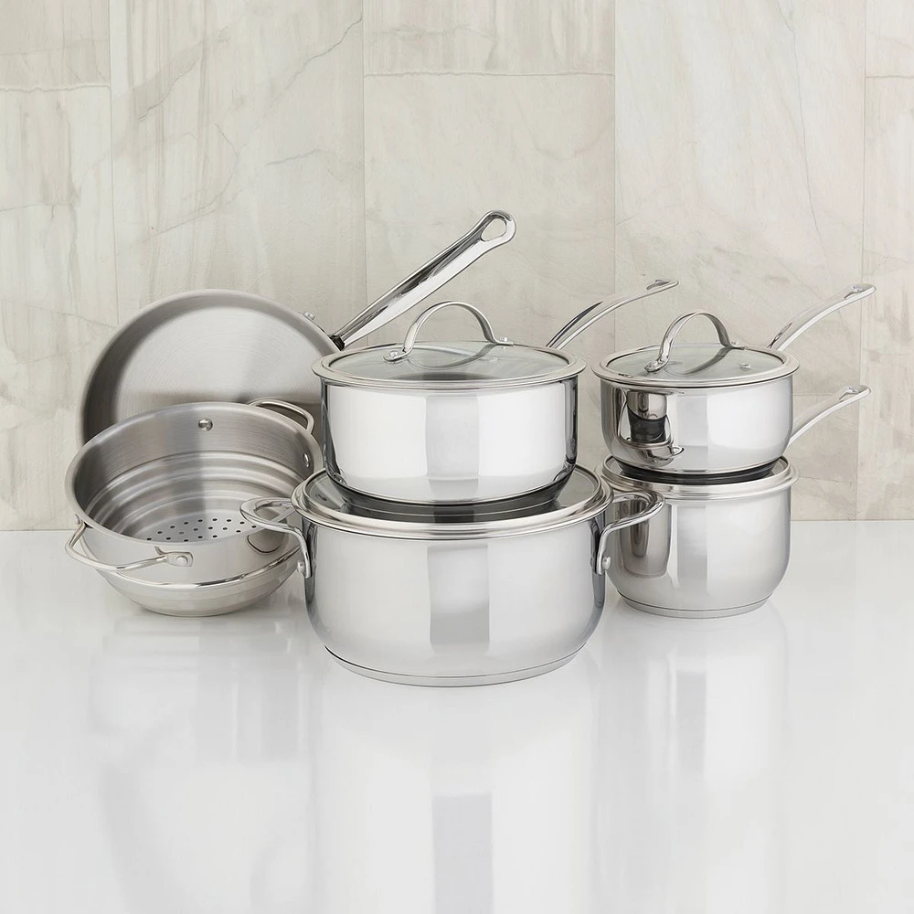 Meyer Nouvelle 10-Piece Stainless Steel Cookware Set