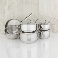 Meyer Nouvelle 10-Piece Stainless Steel Cookware Set