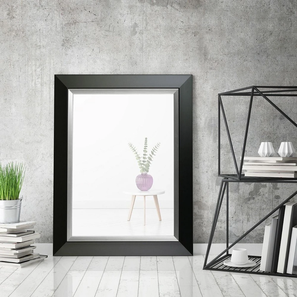 Duke Black Framed Mirror