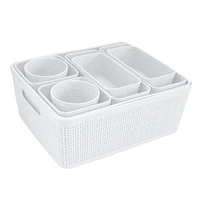 Weaver Organisers 10 pieces - White