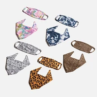 Dog's Set of 5 Matching Masks and Bandanas by SilverPaw 