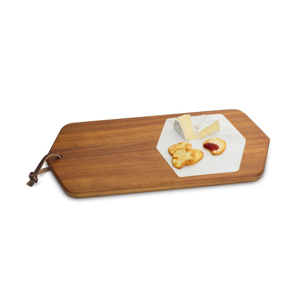 Chevron Cutting Board by Nambé