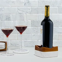 Sous-verre pour bouteille de vin « Chevron » par Nambé