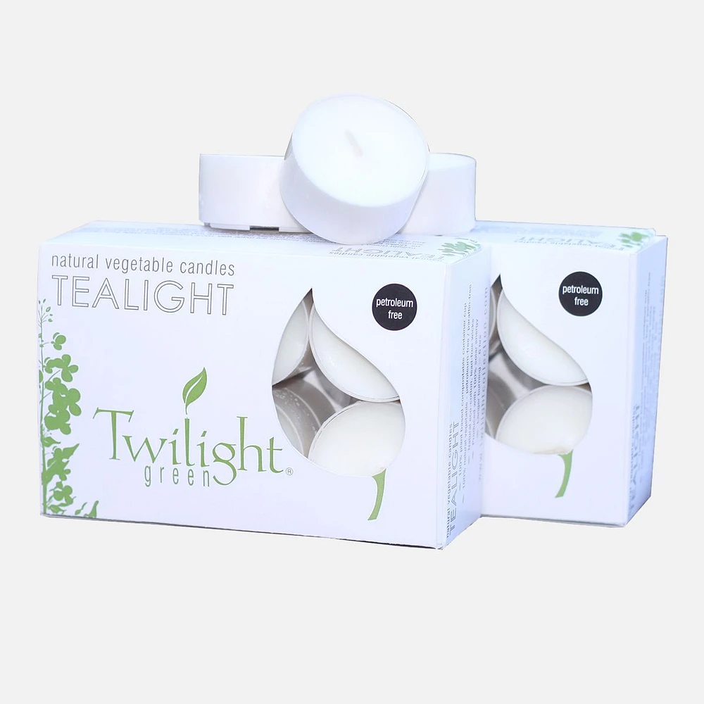 Natural Vegetable Tealights by Twilight Green