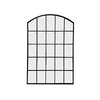 Ordain Matte Black Metal Mirror