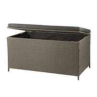 Coffre de terrasse en osier par Patioflare