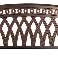 Paradise Cast Aluminum Park Bench