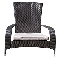 Muskoka Caramel Brown Wicker Chair