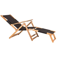 Portable Lounge Chair with Leg Rest