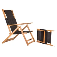 Portable Lounge Chair with Leg Rest