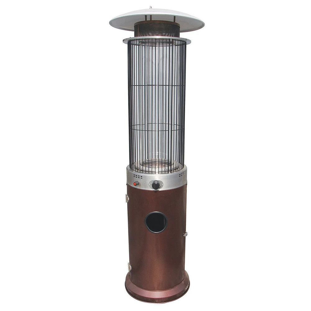 Venturi Spiral Flame Heater, Bronze